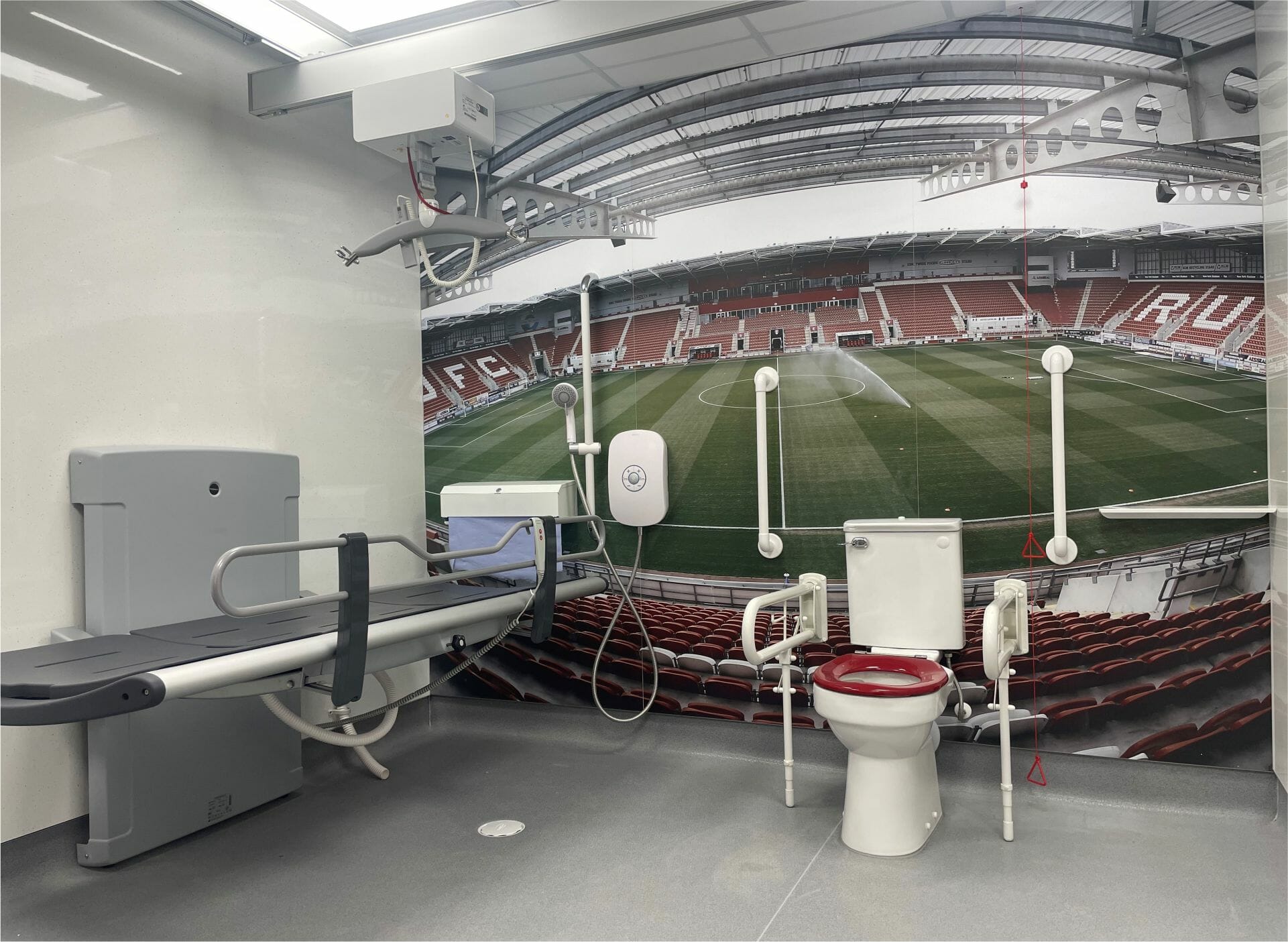 Inside Rotherham United's new Changing Places toilet